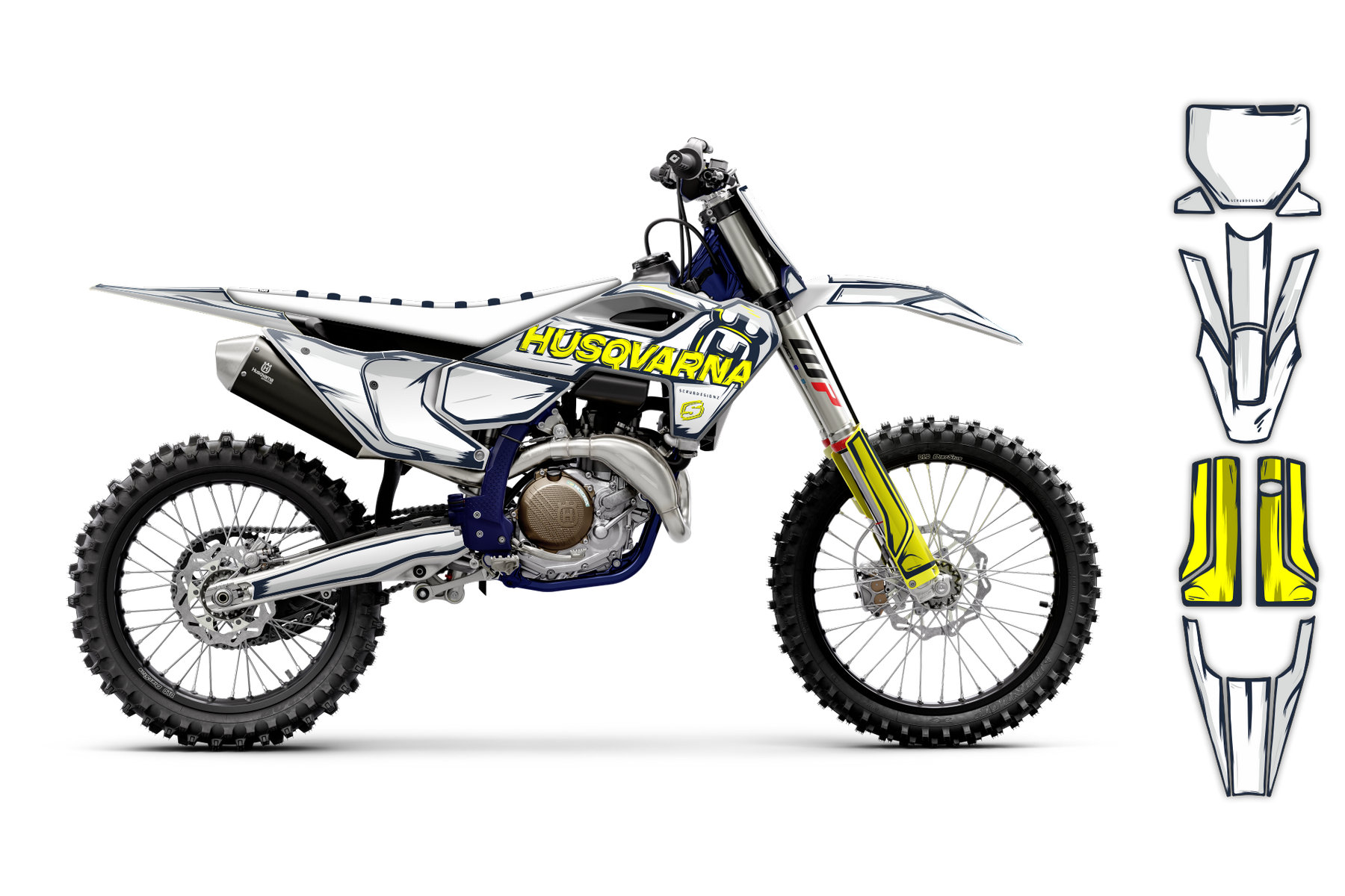 Dekor Factory Artex White Limited Edition passend für Husqvarna – Bild 2