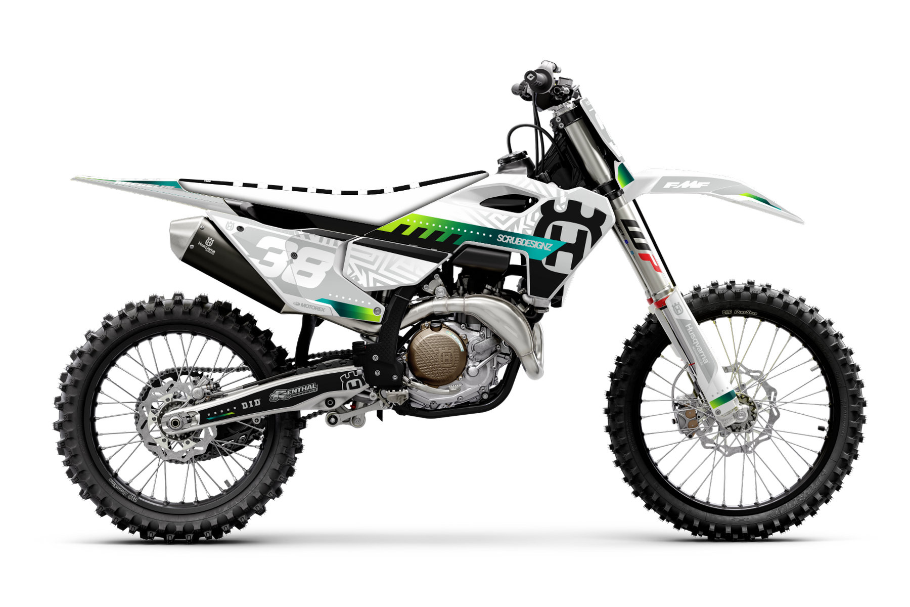 Dekor Factory Grow White Limited Edition passend für Husqvarna