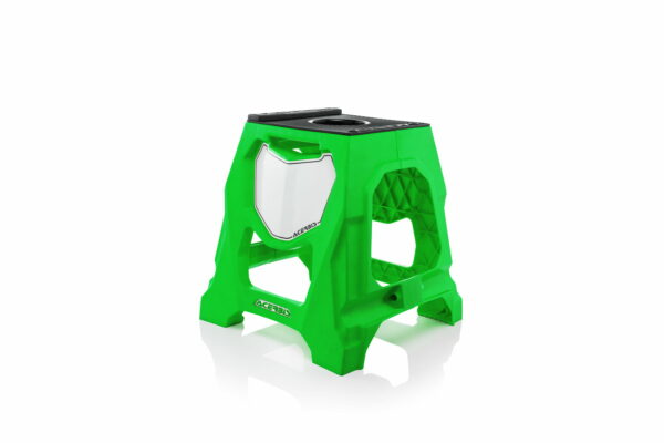 Motorradständer Acerbis 711 aus Kunststoff in der Farbe Grün