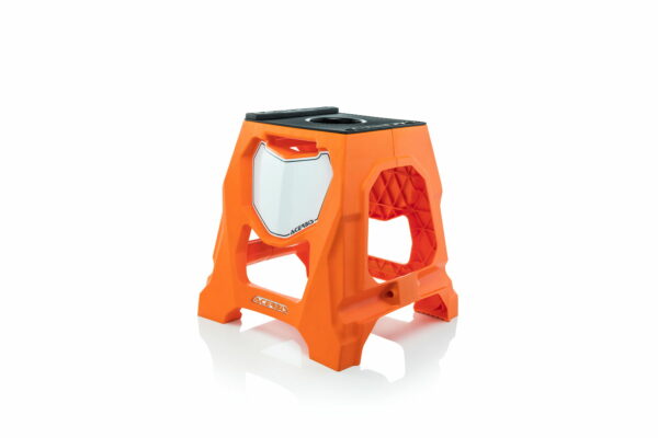 Motorradständer Acerbis 711 aus Kunststoff in der Farbe Orange