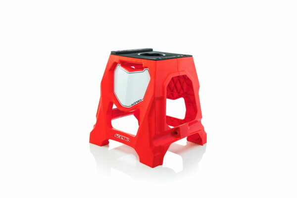 Motorradständer Acerbis 711 aus Kunststoff in der Farbe Rot