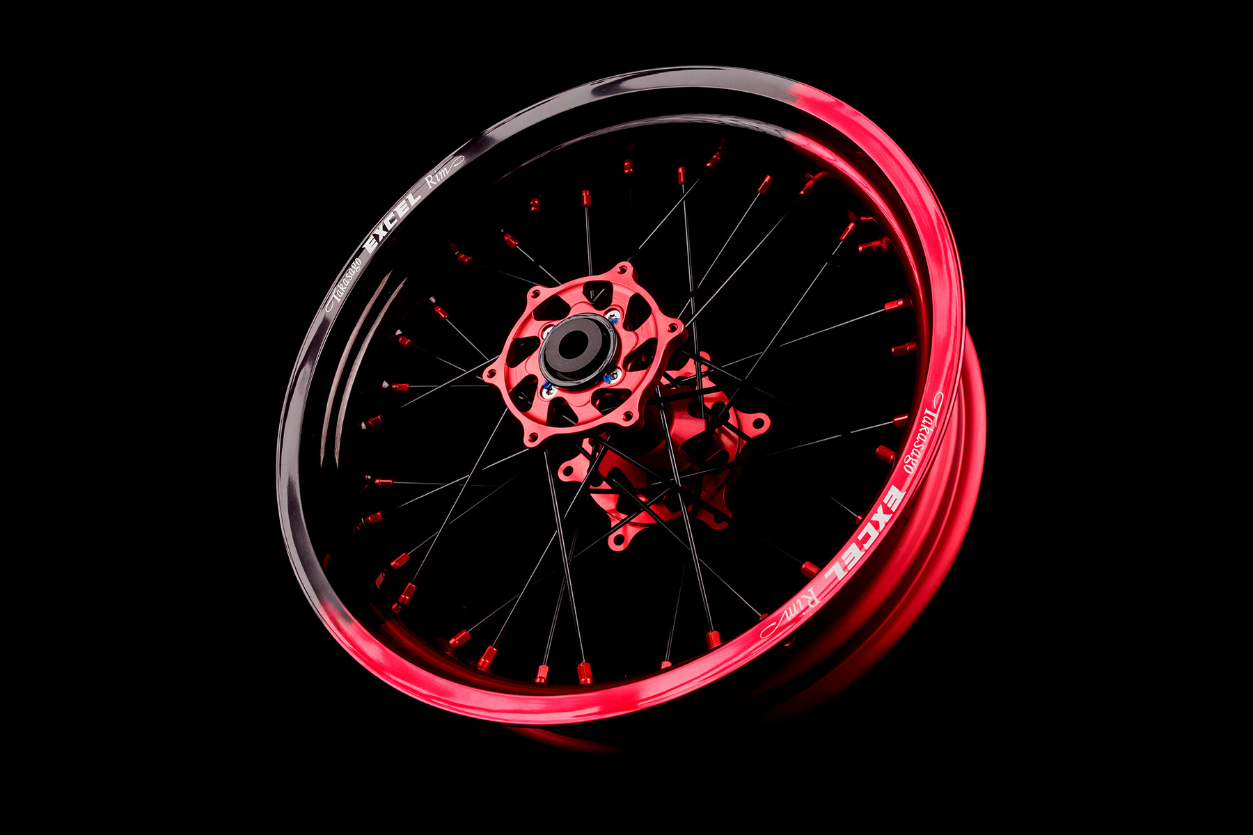 Supermoto-Radsatz-Excel-G2-Series-mit-5050-Fadeuebergang-schwarz-rot-2