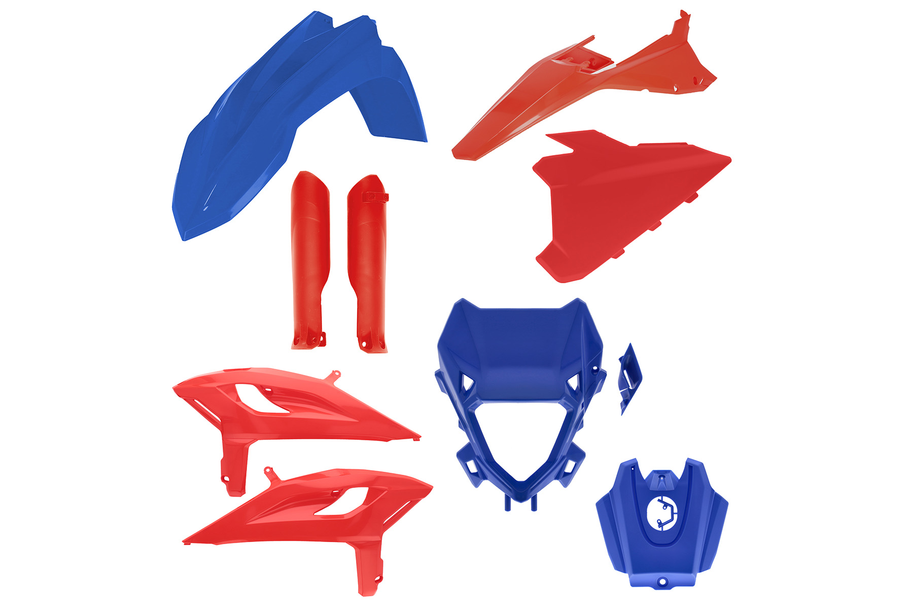 Acerbis Plastik Full Kit passend für Beta RR und Beta RR X-Pro 2025 – 2026 Blau | Rot