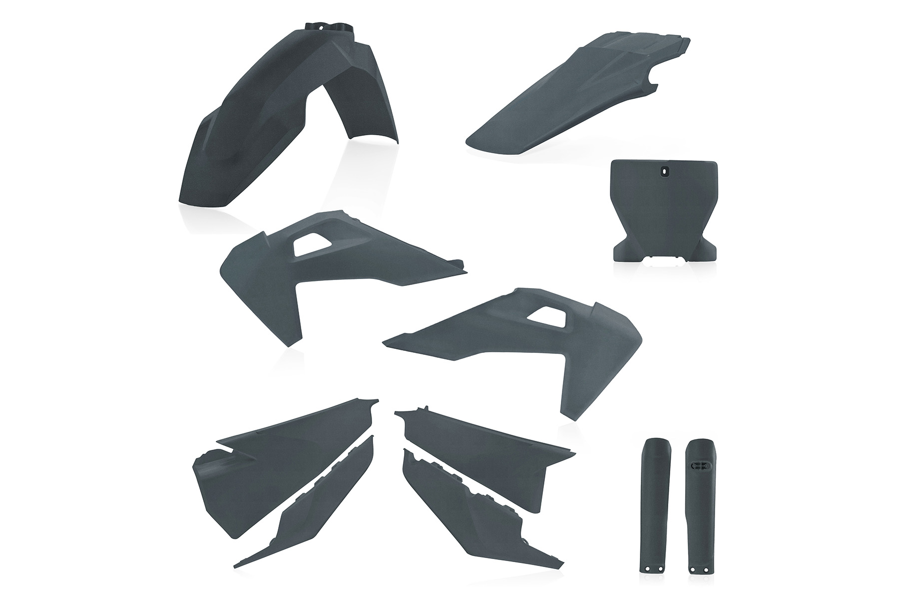Acerbis Plastik Full Kit passend für Husqvarna TC / FC 2019 – 2022 Anthrazit