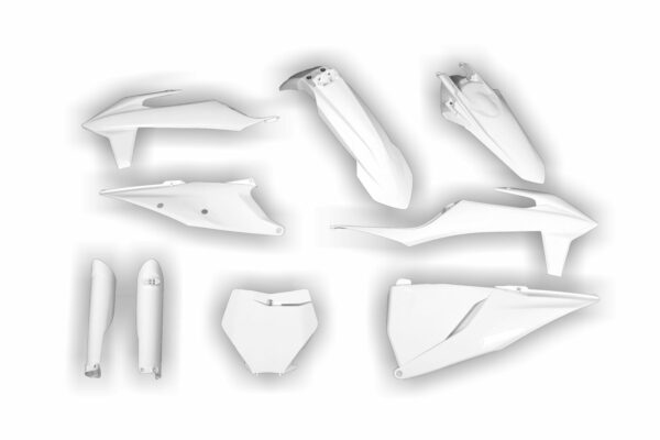 Acerbis Plastik Full Kit passend für KTM SX SXF 2019 – 2022 Weiß