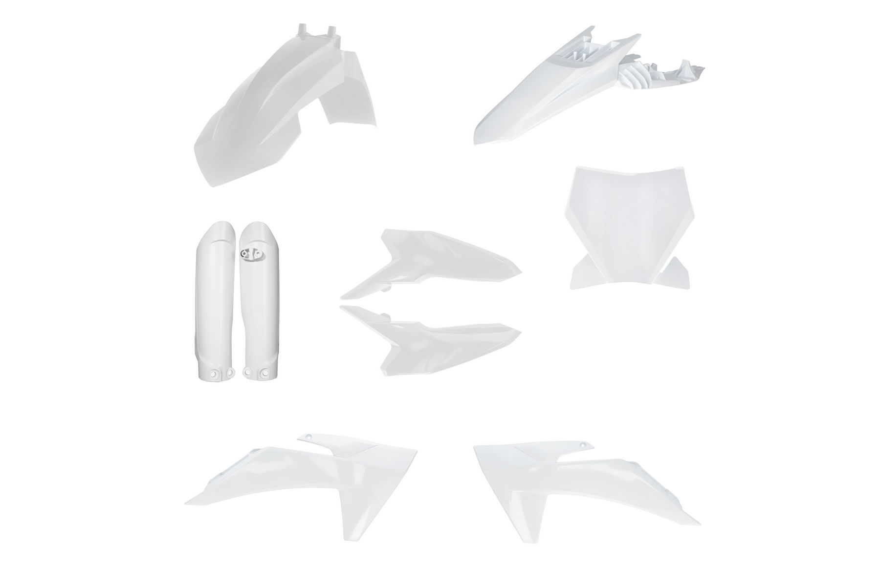 Acerbis Plastik Full Kit passend für KTM SX65 2024 – 2026 Weiß