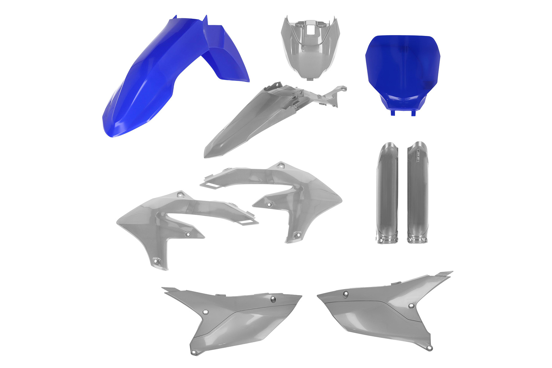 Acerbis Plastik Full Kit passend für Yamaha YZF450 2023 – 2025 und YZF250 2024 – 2026 Blau | Grau