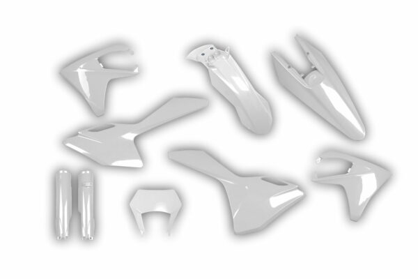 Acerbis Plastik Full Kit passend für Gas Gas EC EC-F 2024 – 2025 Weiß