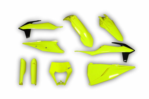 Racetech Plastik Full Kit passend für KTM EXC EXCF 2020 – 2023 Neon | Gelb