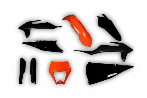 Acerbis Plastik Full Kit passend für KTM EXC EXCF 2020 – 2023 Orange | Schwarz