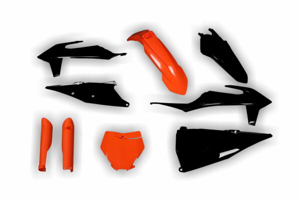 Racetech Plastik Full Kit passend für KTM SX SXF 2019 – 2022 Orange | Schwarz