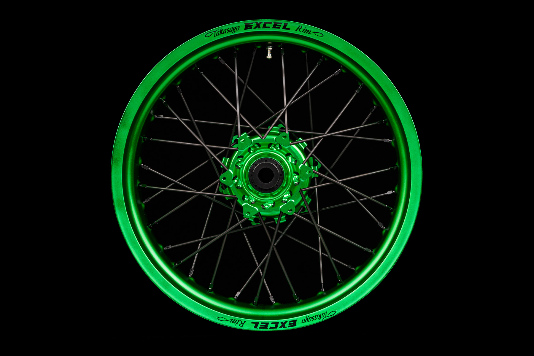 Supermoto Radsatz von Haan Wheels mit Pulver Beschichtung in Wunschfarbe