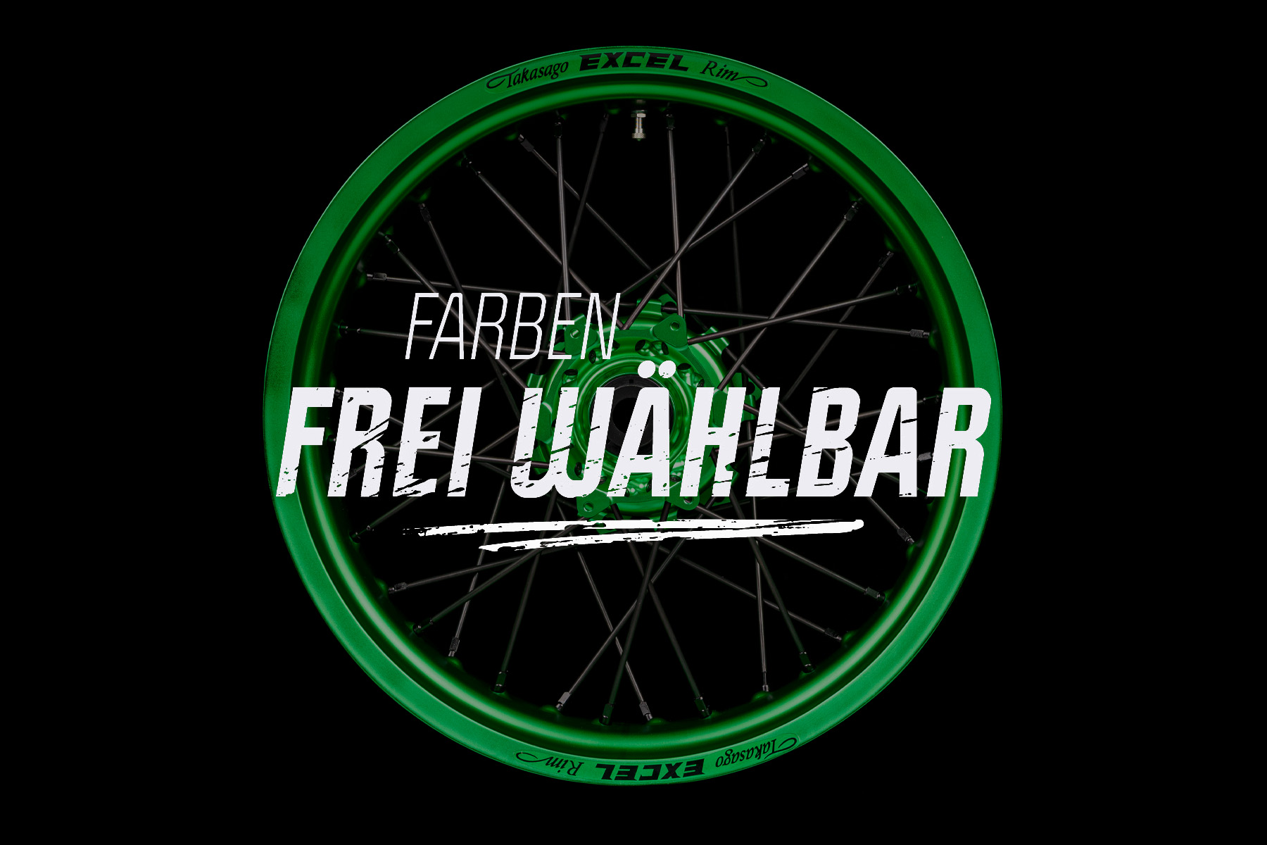 Supermoto-Radsatz-von-Haan-Wheels-mit-Pulver-Beschichtung-in-Wunschfarbe-grün-FFW