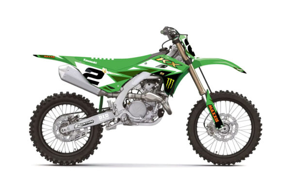 Dekor Monster Energy 2024 Jeremy McGrath Edition passend für Kawasaki
