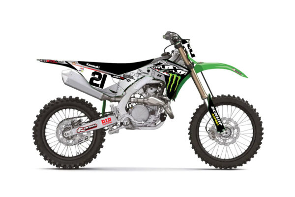 Dekor Monster Energy 2025 Camo Edition passend für Kawasaki