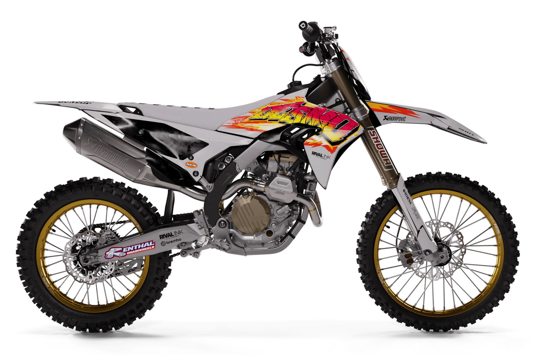 Dekor Factory Kidnap Grey Limited Edition passend für Ducati Desmo