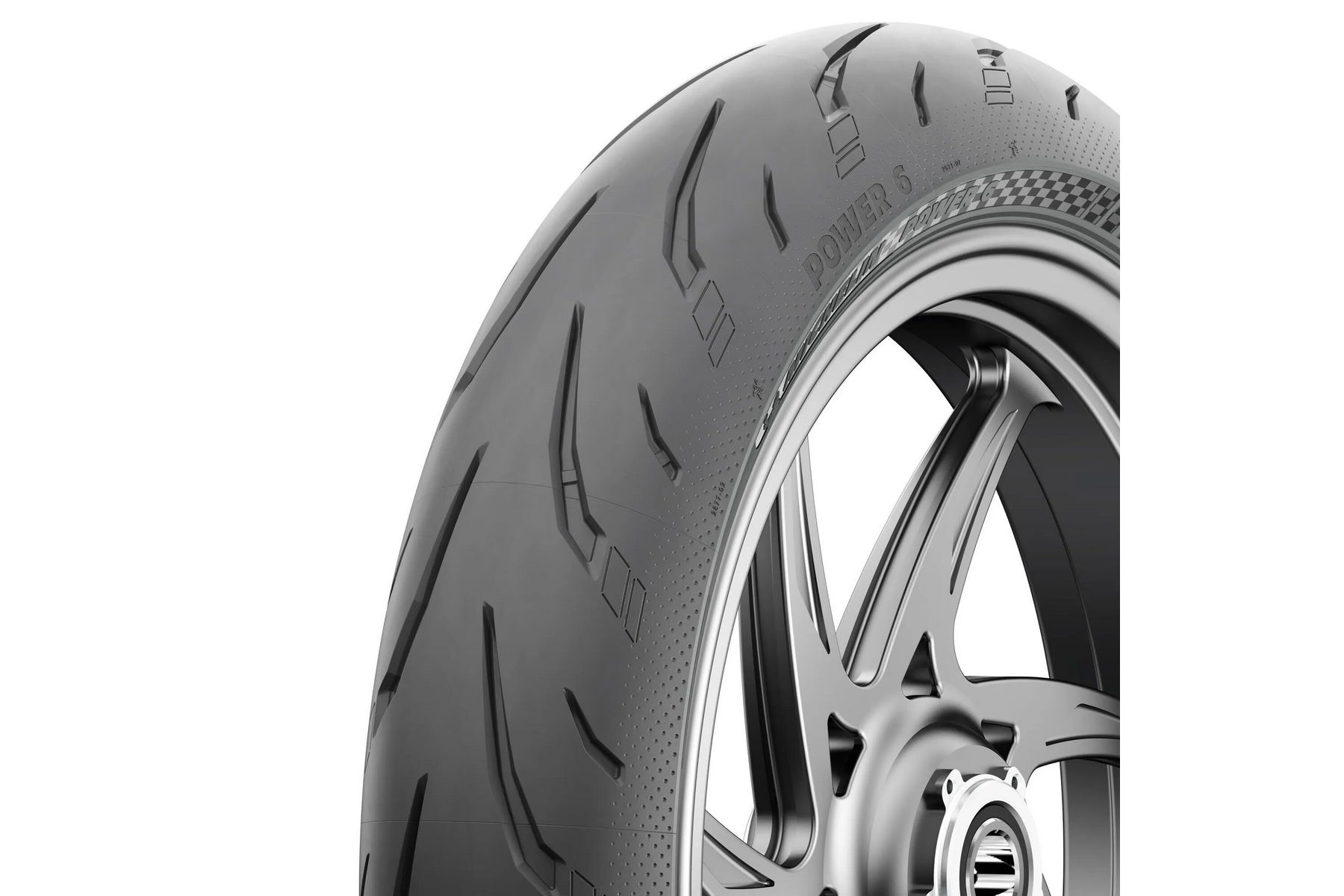 Michelin Supermoto Reifen Power 6 120/70ZR17(58W) TL – Bild 2
