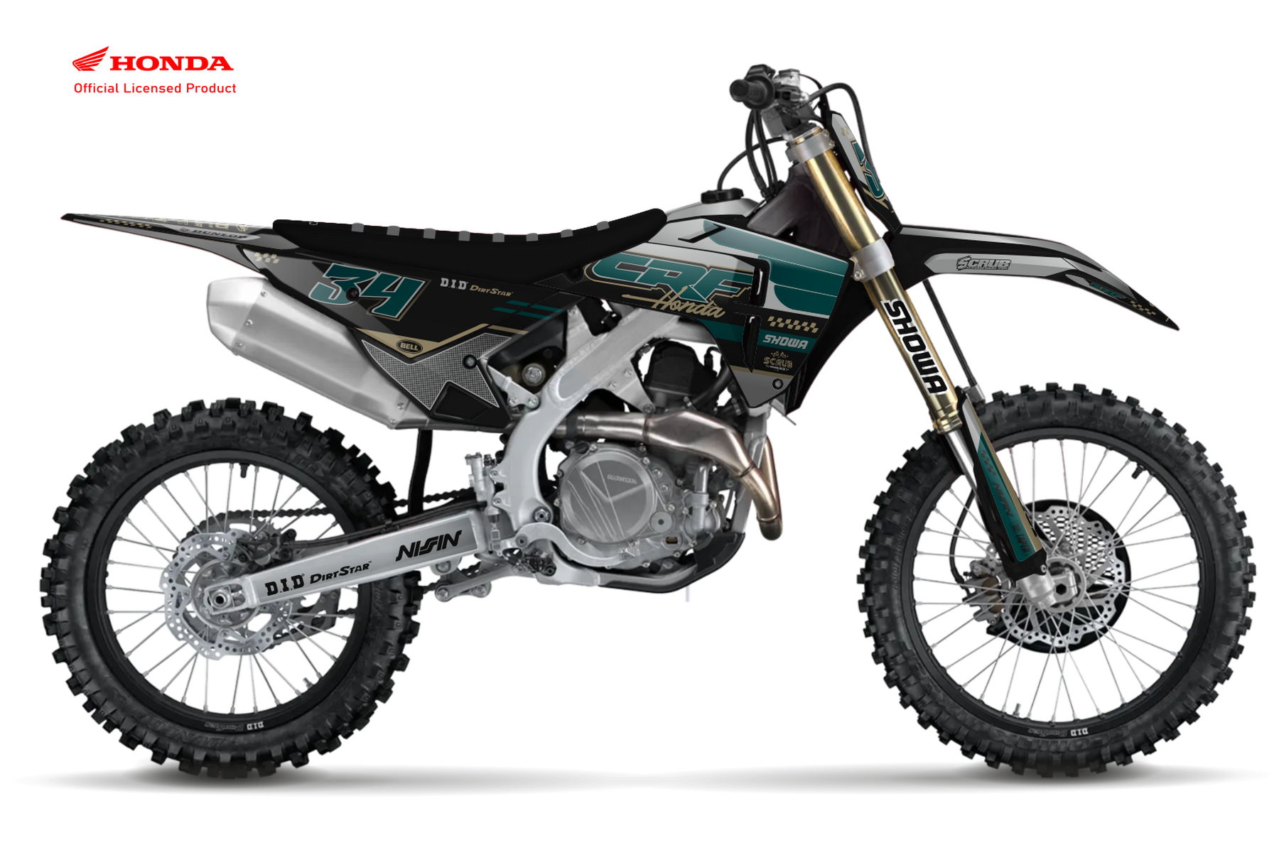 Dekor Factory Goldwing Black | Teal Limited Edition passend für Honda