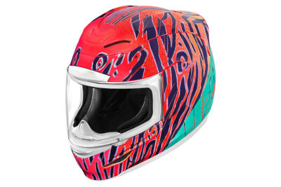 Icon Motorcycle Full Face Helmet V1 In Size M 1