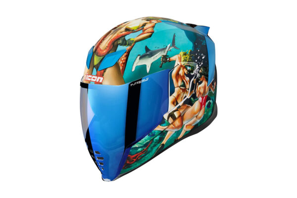 Icon Motorcycle Full Face Helmet V1 In Size XL 1