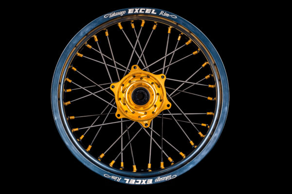 Supermoto Radsatz von Haan Wheels mit Pulver Beschichtung in Wunschfarbe