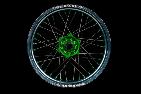 Supermoto Radsatz von Haan Wheels mit Pulver Beschichtung in Wunschfarbe