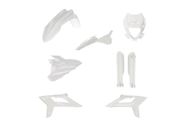 Acerbis Plastik Full Kit passend für Beta RR und Beta RR Racing 2020 – 2022 Weiß
