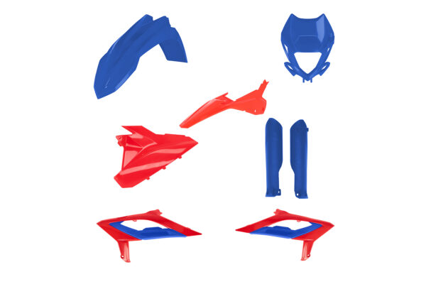 Acerbis Plastik Full Kit passend für Beta RR und Beta RR Racing 2023 – 2024 Blau | Rot