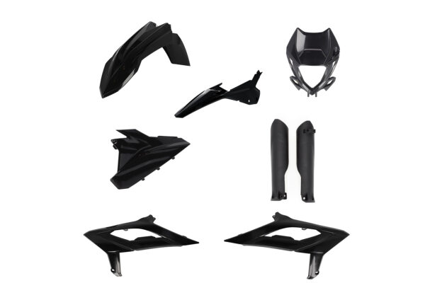 Acerbis Plastik Full Kit passend für Beta RR und Beta RR Racing 2023 – 2024 Schwarz