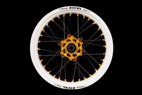 Excel Felgensatz G2 Series | Supermoto Felgen | Weiß – Gold