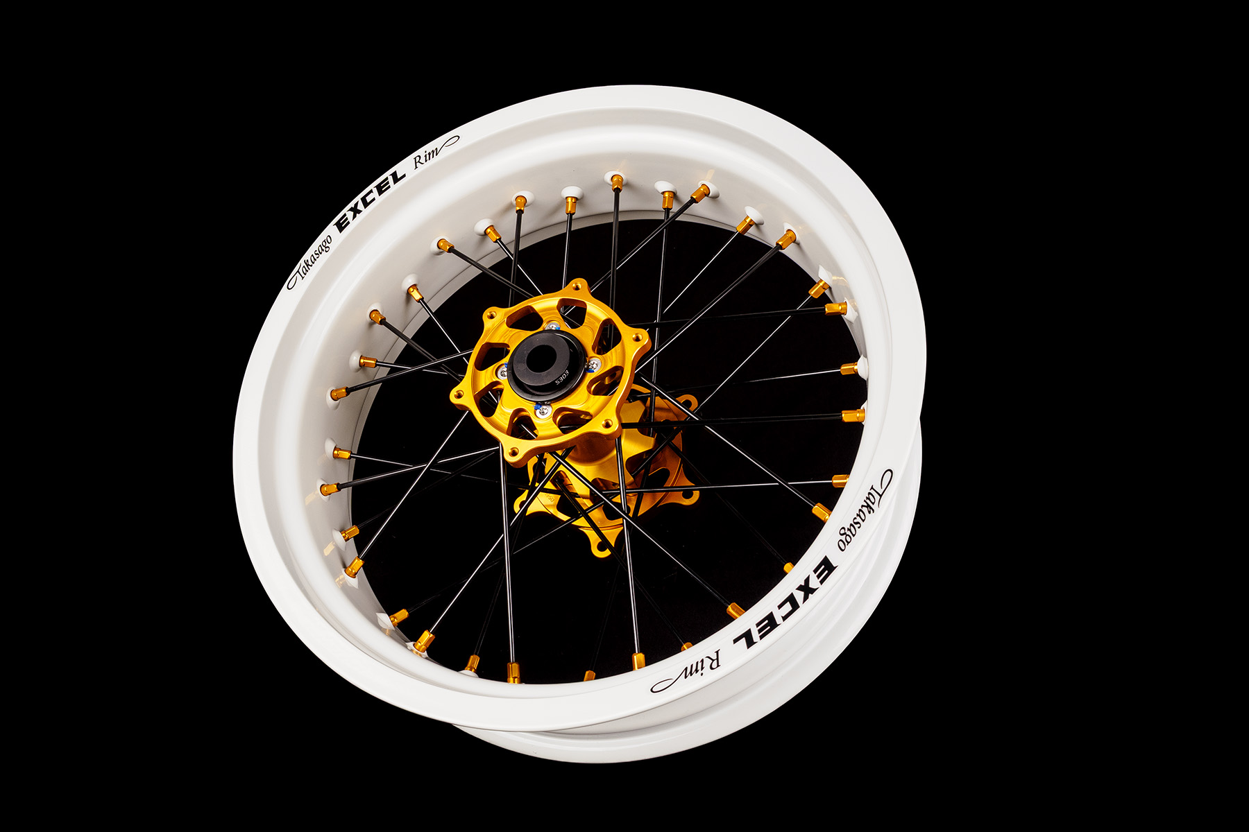 Excel-Felgensatz-G2-Series-Supermoto-Felgen-Weiss-Gold-2