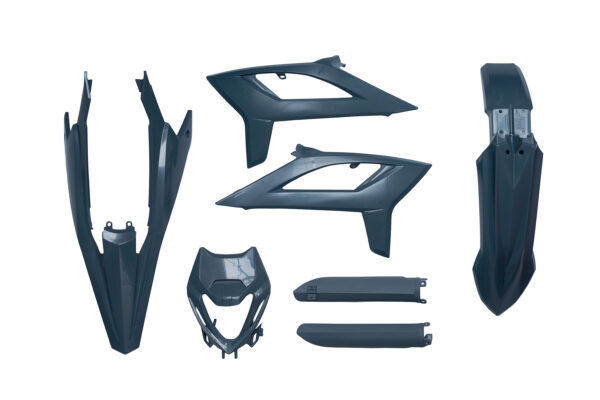 Acerbis Plastik Full Kit passend für Beta RR 125 LC und Beta Motard 125 LC 2021 – 2026 Anthrazit