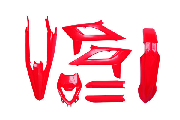 Acerbis Plastik Full Kit passend für Beta RR 125 LC und Beta Motard 125 LC 2021 – 2026 Rot