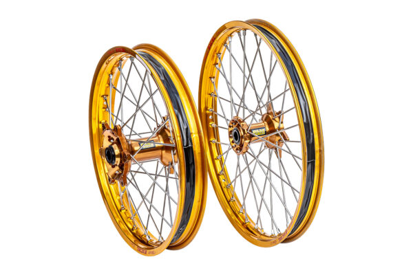 Excel Felgensatz Haan Wheels Motocross Felgen Gold Magnesium