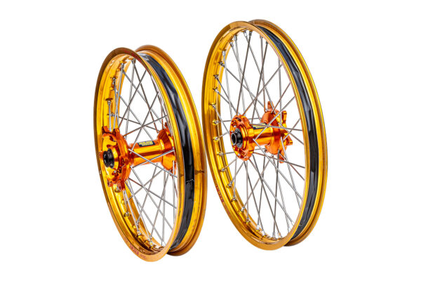 Excel Felgensatz Haan Wheels Motocross Felgen Gold Orange