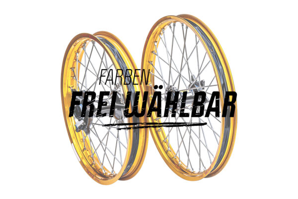 Excel Felgensatz Haan Wheels Motocross Felgen Gold Titan Ffw