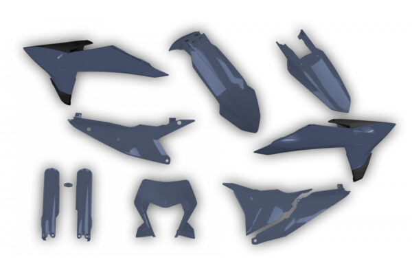 Polisport Plastik Full Kit passend für KTM EXC EXCF 2026 Anthrazit