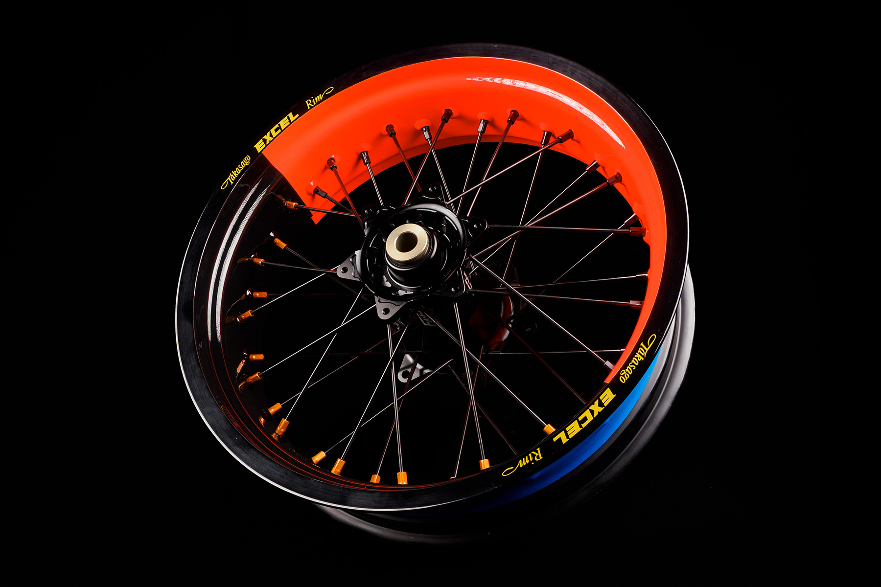 Supermoto Radsatz von FaBa in Wunschfarbe lackiert – Bild 3