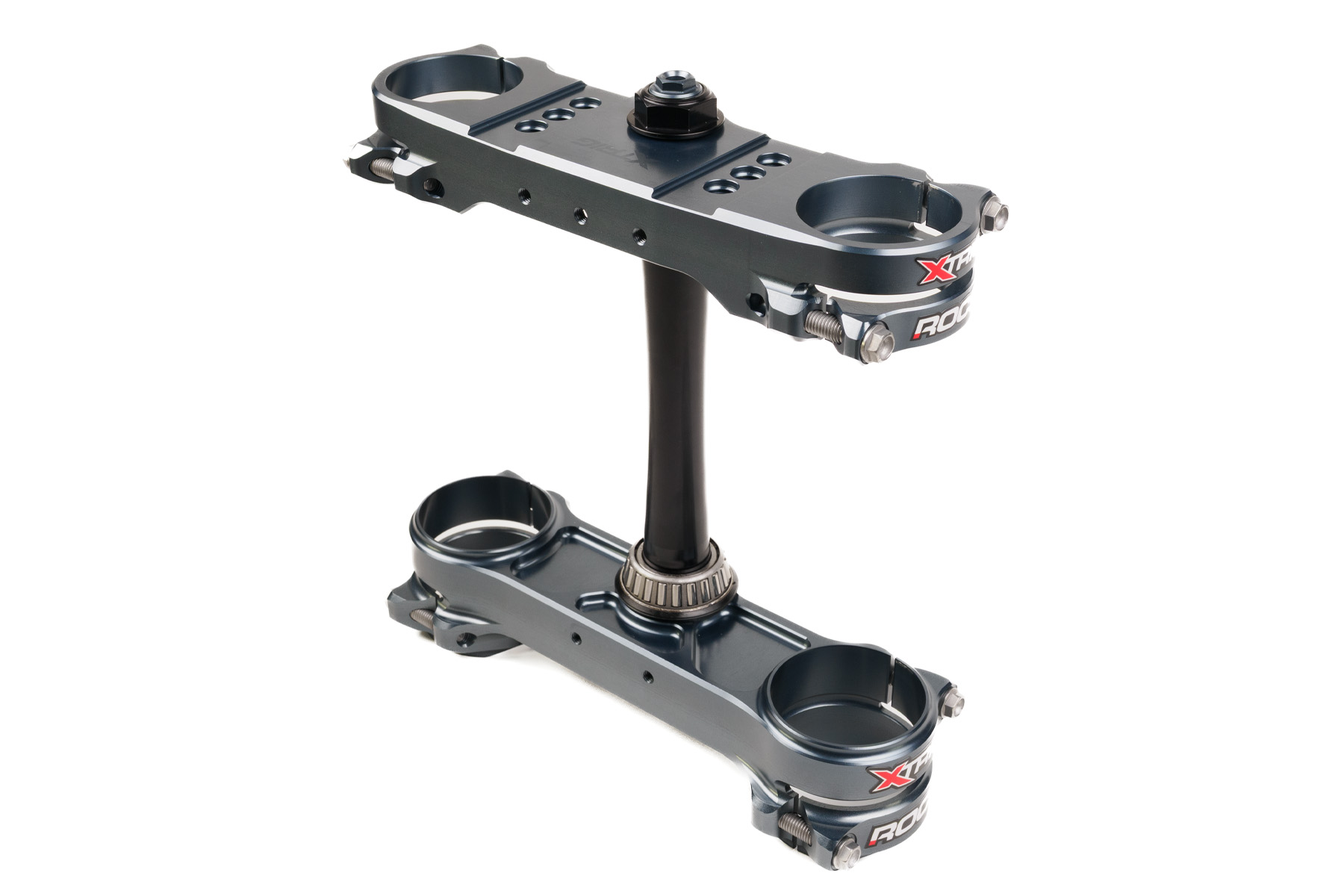 Xtrig Gabelbrücke Rocs Supermoto passend für Husqvarna TE / FE 2024 – 2026 in Titan