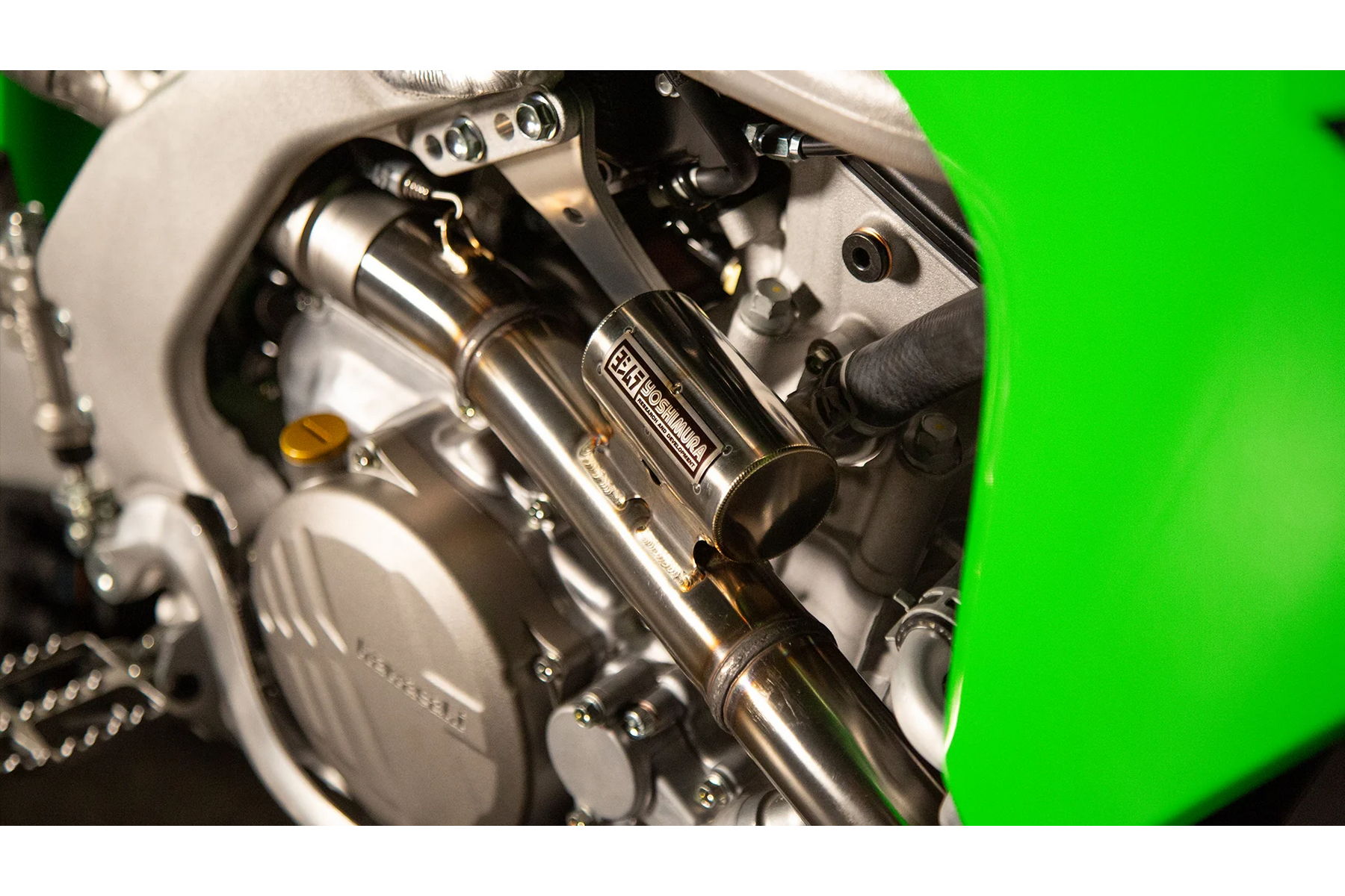 Yoshimura Auspuffanlage RS-12 aus Edelstahl passend für Kawasaki KXF250 2025 – 2026 – Bild 4