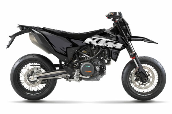 Dekor Factory Mineral Black passend für KTM 690 SMC R