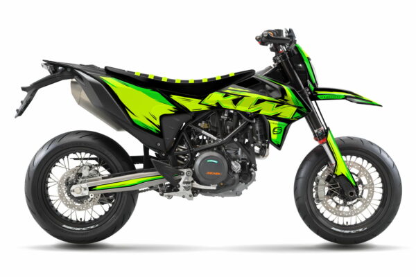 Dekor Factory Mineral Flou Black passend für KTM 690 SMC R