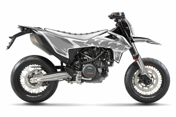 Dekor Factory Mineral Grey passend für KTM 690 SMC R