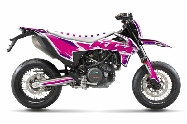 Dekor Factory Mineral Pink passend für KTM 690 SMC R