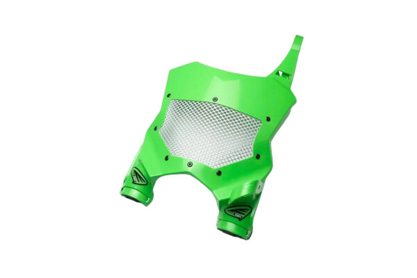Cycra Number Plate Stadium Vented Suitable For Kawasaki Kxf450 2016 &ndash; 2026 And Kxf250 2017 &ndash; 2026 Green