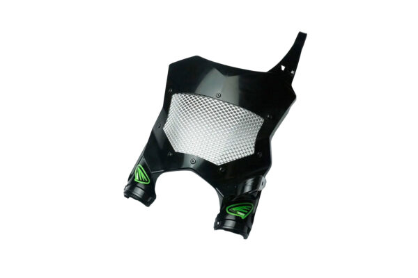 Cycra Number Plate Stadium Vented Fits Kawasaki Kxf450 2016 &ndash; 2026 And Kxf250 2017 &ndash; 2026 Black