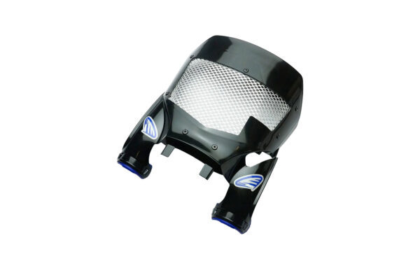 Cycra Number Plate Stadium Vented Fits Yamaha YZF450 2023 &ndash; 2026 and YZF250 2024 &ndash; 2026 Black