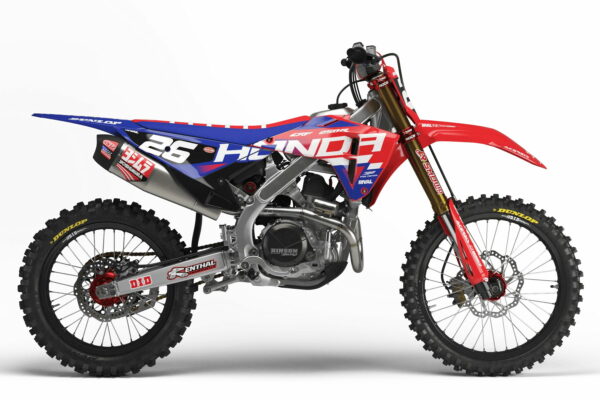 Dekor Factory Punch Blue Limited Edition Passend Für Honda