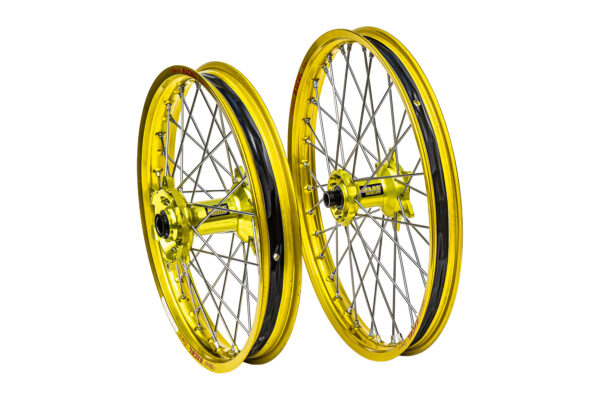 Excel Felgensatz Haan Wheels Motocross Felgen Gelb