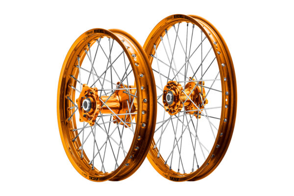 Excel Felgensatz Haan Wheels Motocross Felgen Orange